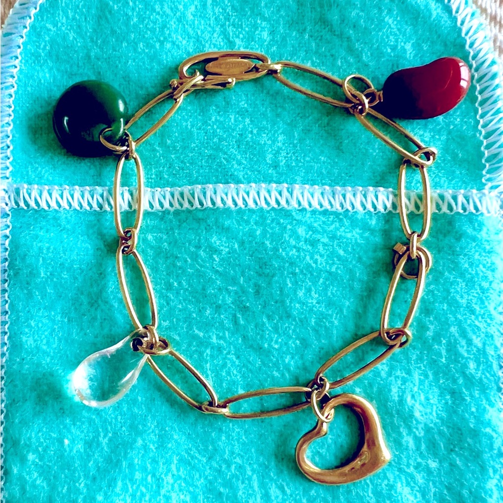 Vintage Tiffany Elsa Perretti charm bracelet